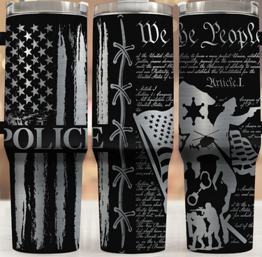 Constitutional Police - 40 oz Tumbler